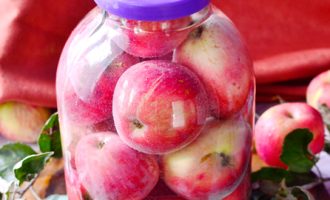 рецепт мочених яблук на зиму